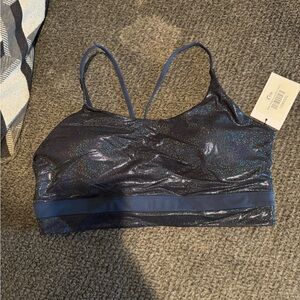 ZYIA Shimmering Blue Sports Bra